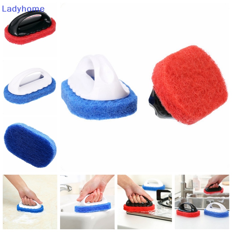 Mút Rửa Chén Có Tay Cầm Cứng Tiện Lợi Dành Cho Nhà Bếp