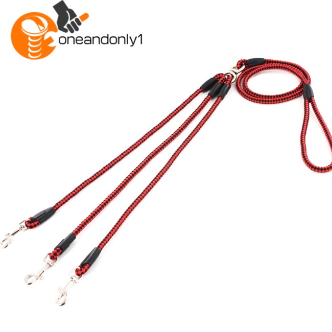 Dây Dắt Thú Cưng Đi Dạo 3 Trong 1 3 Cổng Bằng Nylon Có Tay Cầm Tiện Dụng
