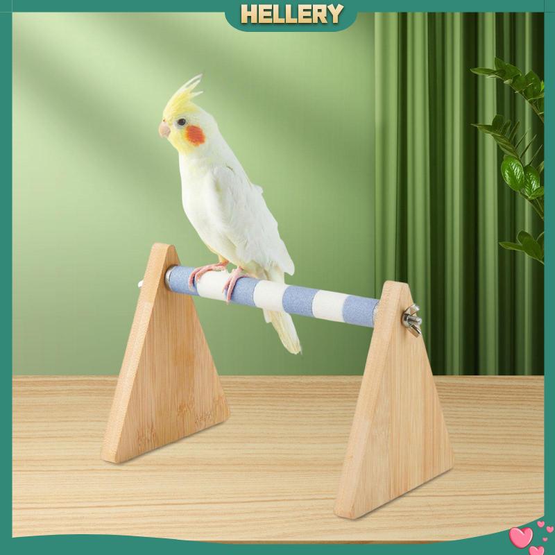 Giá Đỡ Đứng Bằng Gỗ Dùng Huấn Luyện Chim Cảnh Tiện Dụng