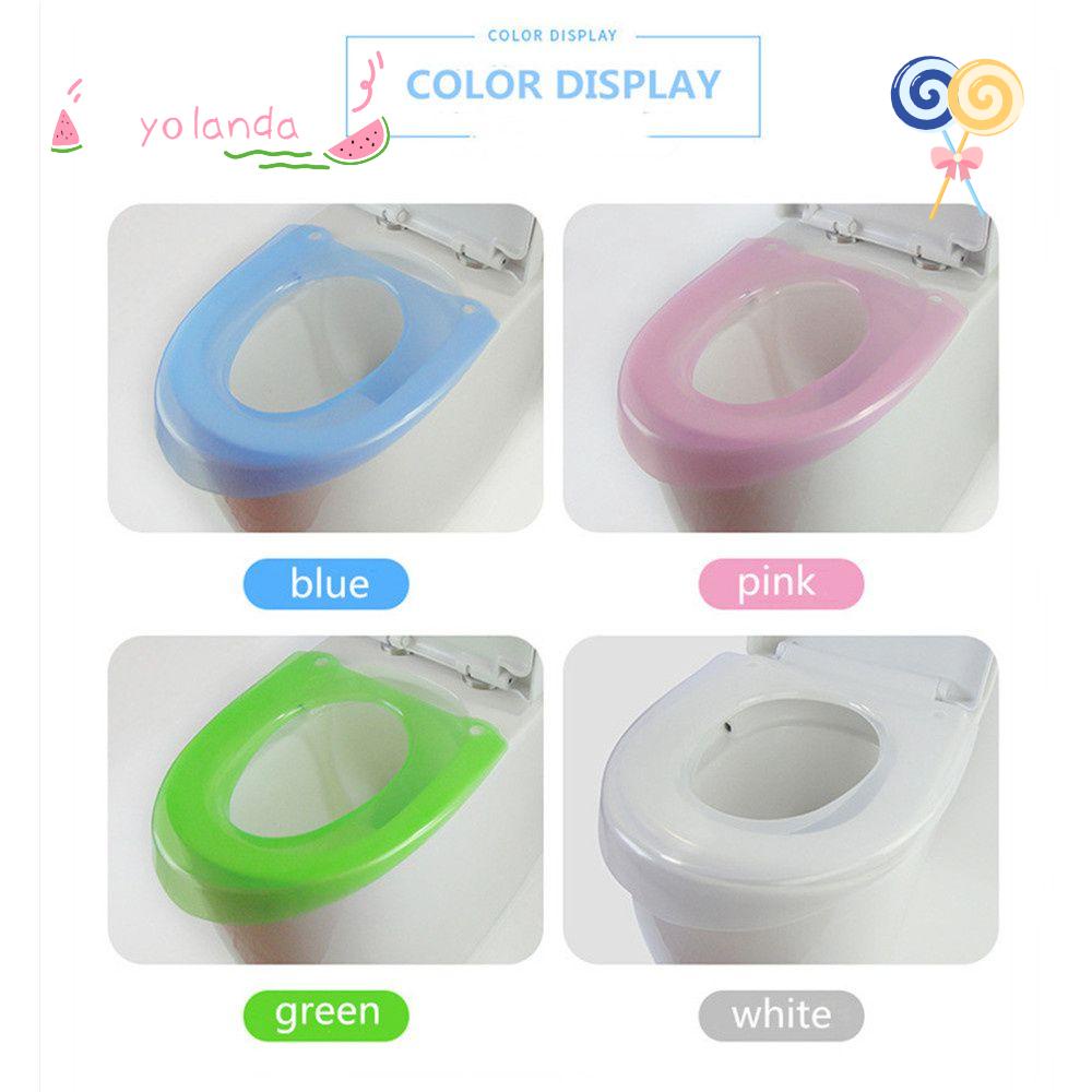 YOLA Vỏ Bọc Bệ Ngồi Toilet Màu Trơn Tiện Dụng Cho Phòng Tắm