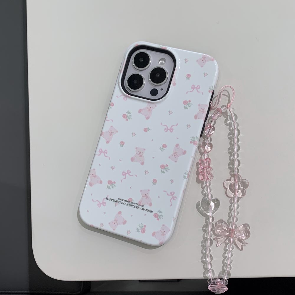 Ốp Điện Thoại Cứng Hình Gấu Cho iphone 11 12 12pro 12promax 13 13pro 13promax 14 14pro 14promax 15 15pro 15promax