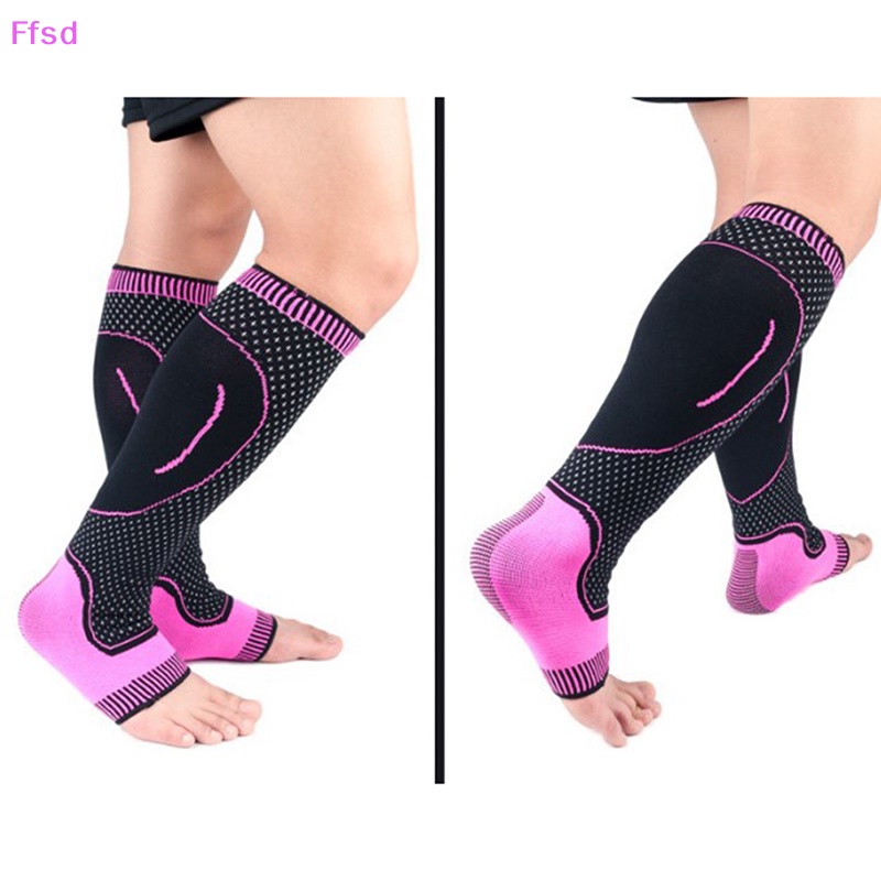 1 Đôi Tất Nén Bảo Vệ Mắt Cá Chân / Đầu Gối Hỗ Trợ Chơi Thể Thao