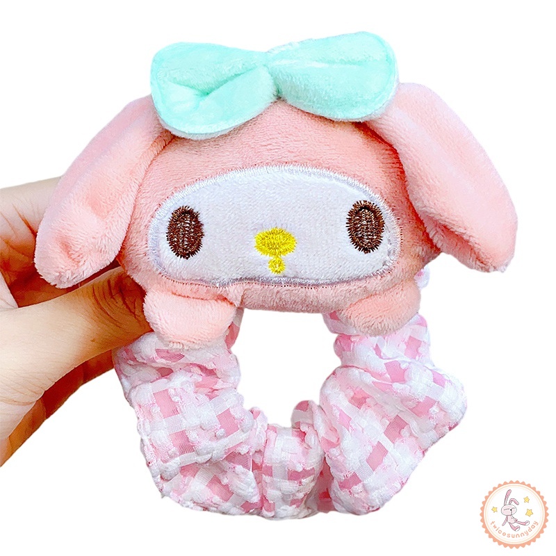 Dây Buộc Tóc Đuôi Ngựa Bằng Da Họa Tiết Hoạt Hình Dễ Thương