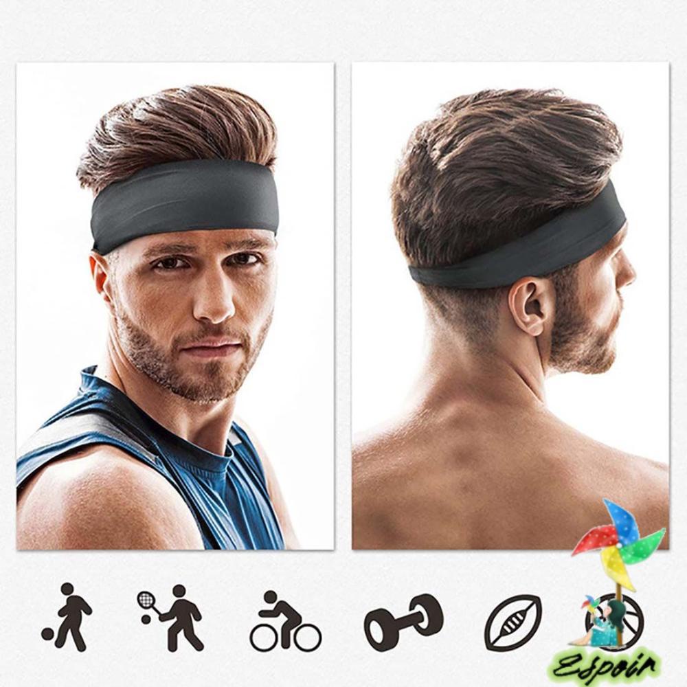 ESPO Set 1 / 4 Băng Đô Thun Co Giãn Tập Thể Thao Cho Nam