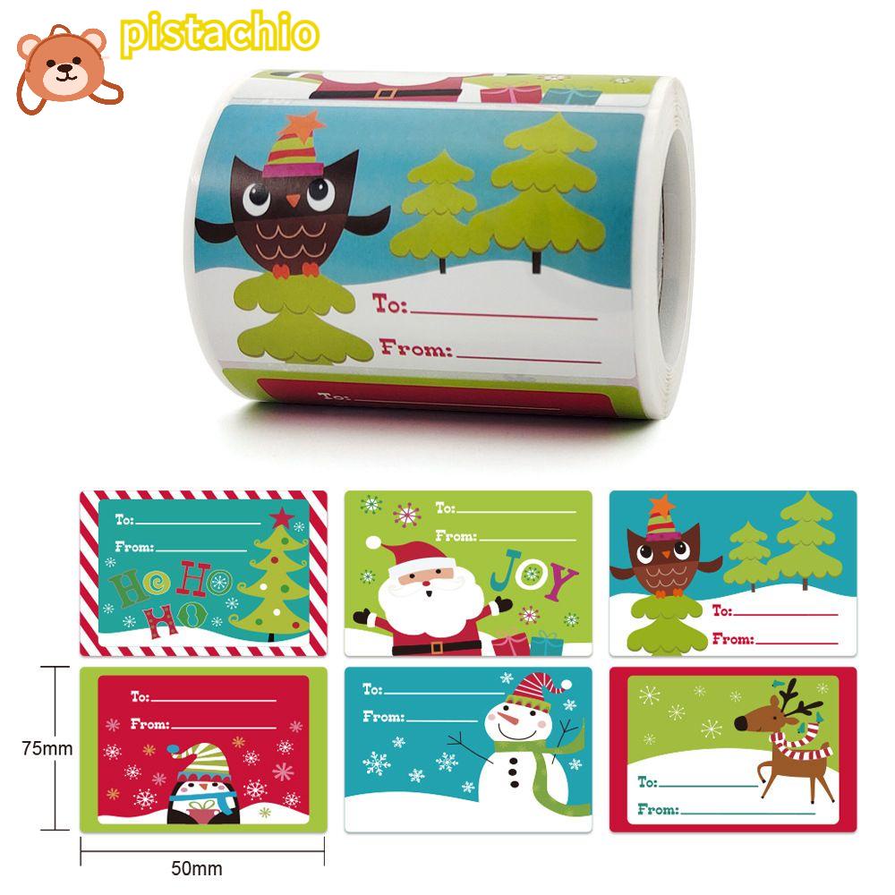 PISTA Nhãn Dán Trang Trí Giáng Sinh Chữ Thank You