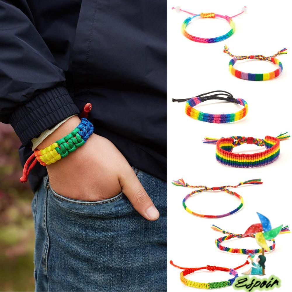 ESPO Vòng Tay Cầu Vồng LGBT Thời Trang Mới