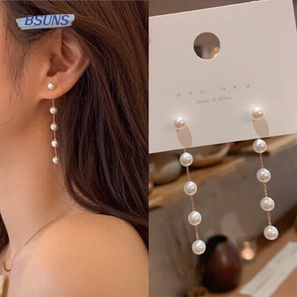 BSUNS Set 2 Khuyên Tai Tua Rua Dáng Dài Thời Trang Cao Cấp Cho Nữ