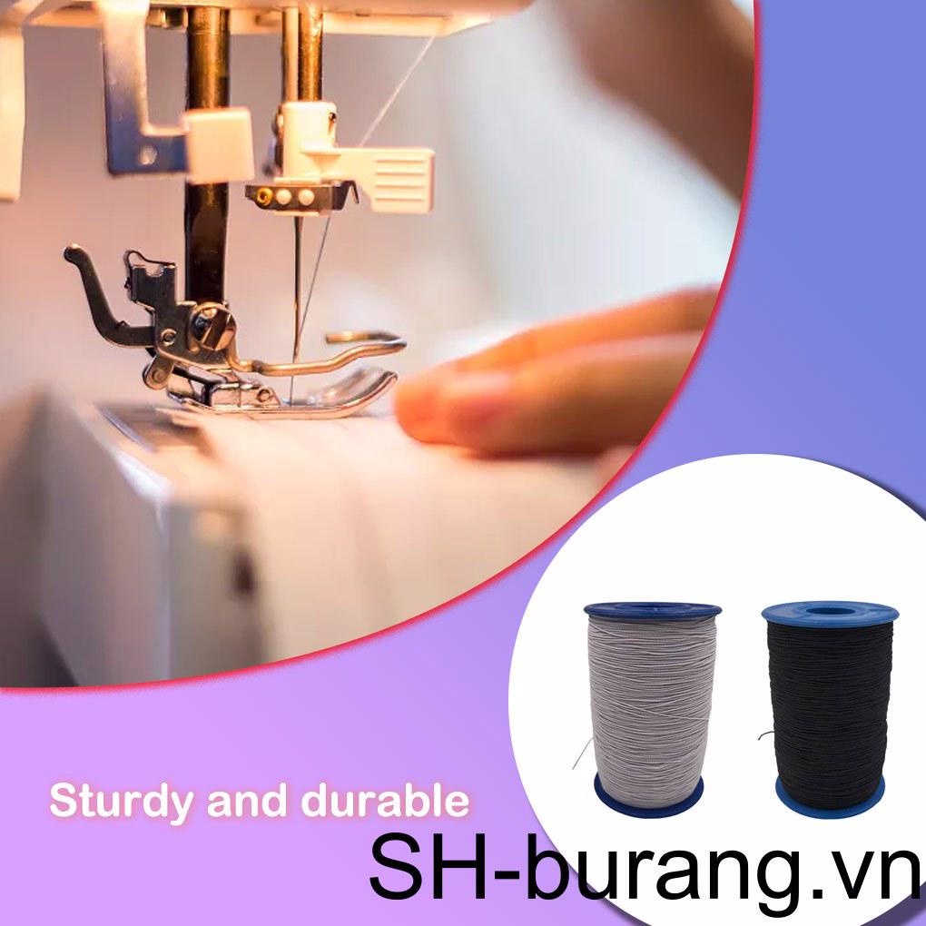 Set 2 Cuộn Chỉ May 0 5mm Co Giãn Siêu Nhẹ Hình Tròn Tùy Chỉnh Tiện Dụng Cho Gia Đình