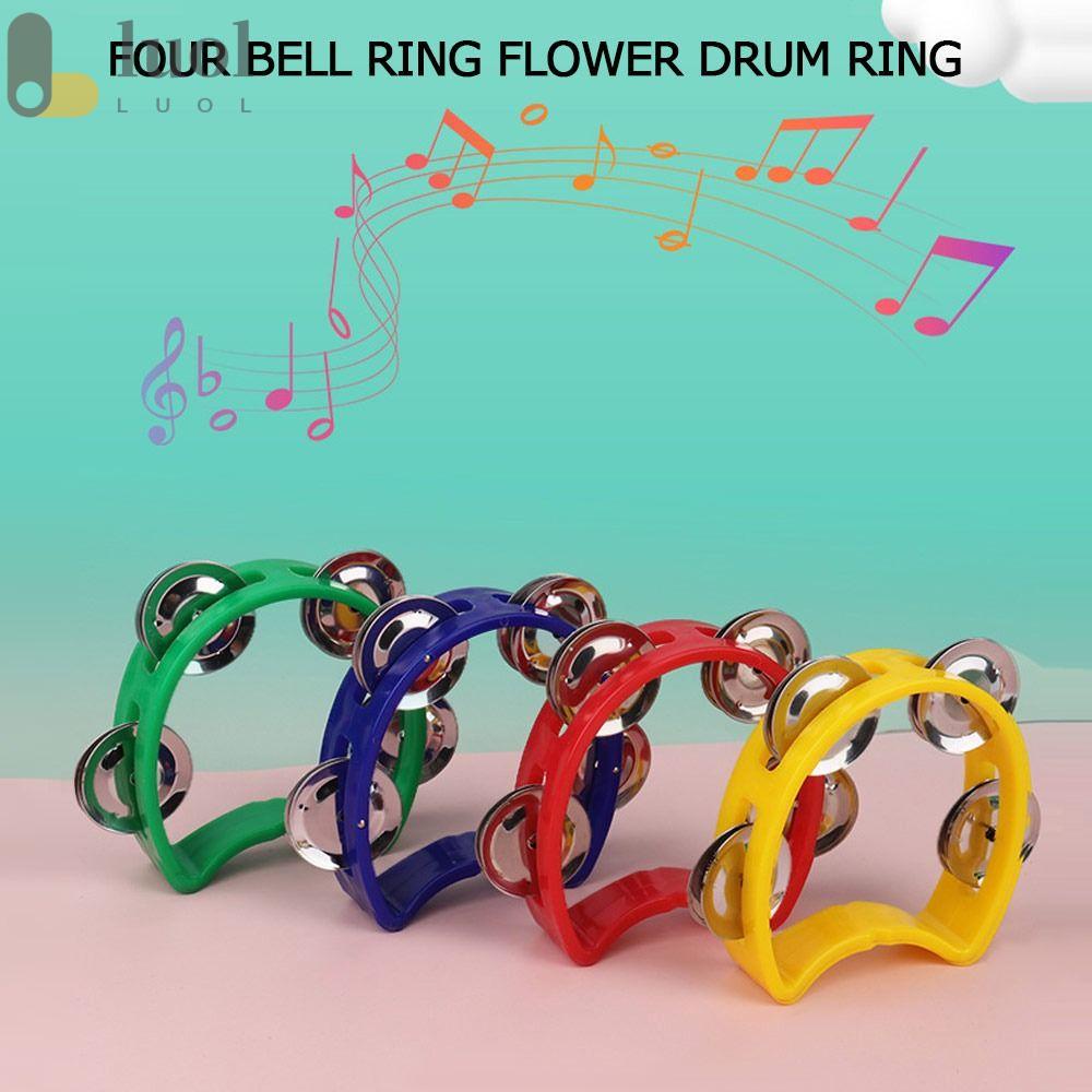 LUOL Trống Lục Lạc Kim Loại / Nhựa Cho Bé