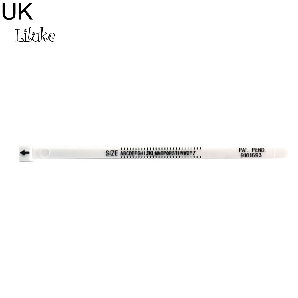 Thước Dây Đo Kích Thước Nhẫn Đeo Ngón Tay Tiêu Chuẩn UK / US Dùng Làm Trang Sức Thủ Công DIY