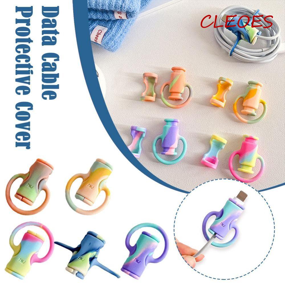 CLEOES 1 Bộ Dụng Cụ Bảo Vệ Dây Cáp Mềm 2 Trong 1