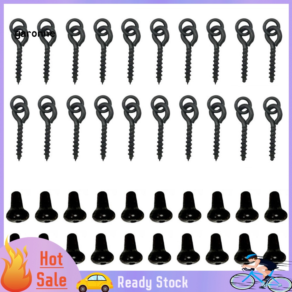 Set 20 Vòng Chặn Mồi Câu Cá Kèm 20 Ốc Vít