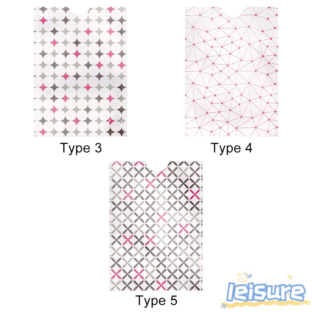 LEISURE Bộ 10 Vỏ Nhôm Đựng Thẻ Chống Trộm