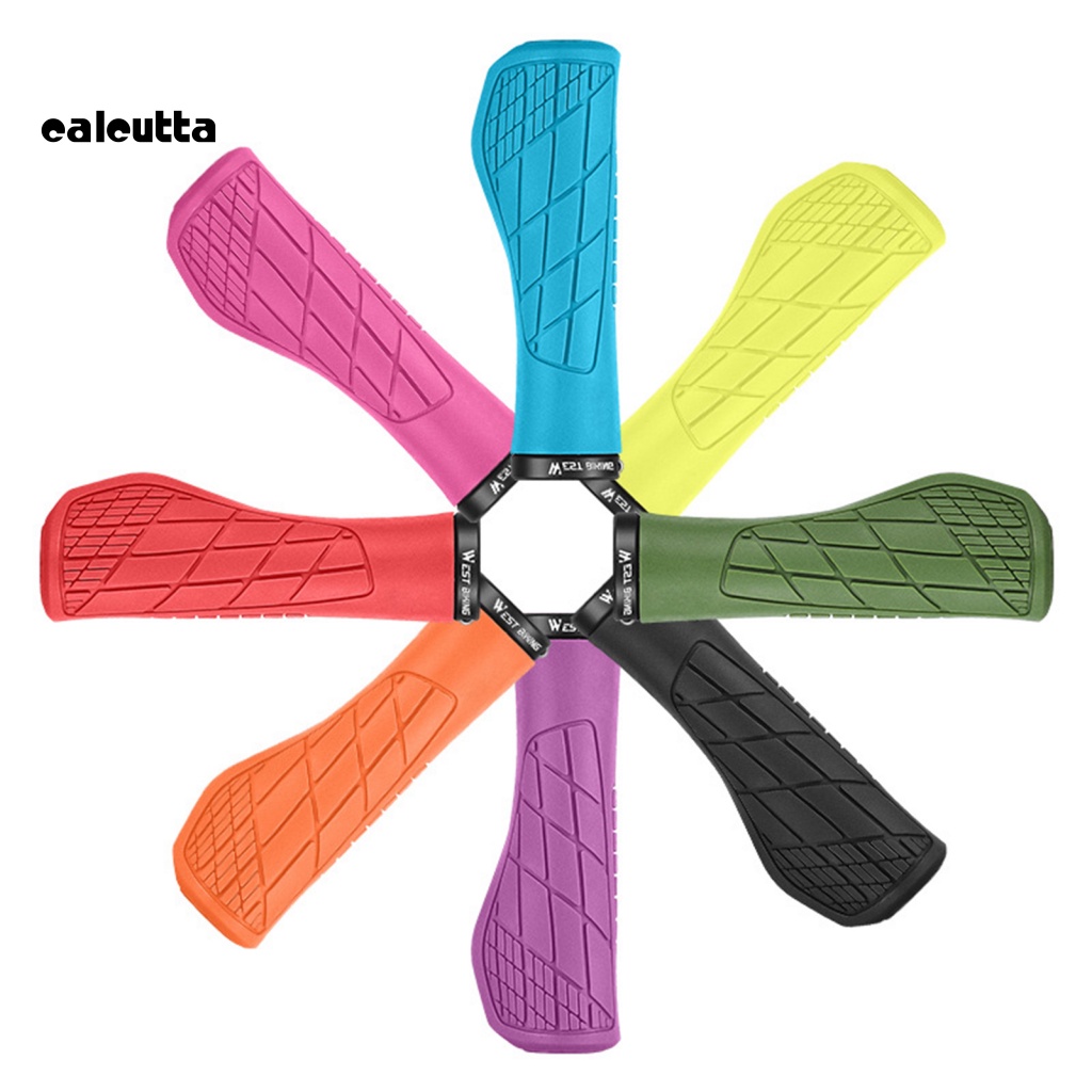 1 Cặp Vỏ Bọc Tay Lái Xe Đạp MTB Bằng Cao Su Mềm Chống Sốc Chống Trượt