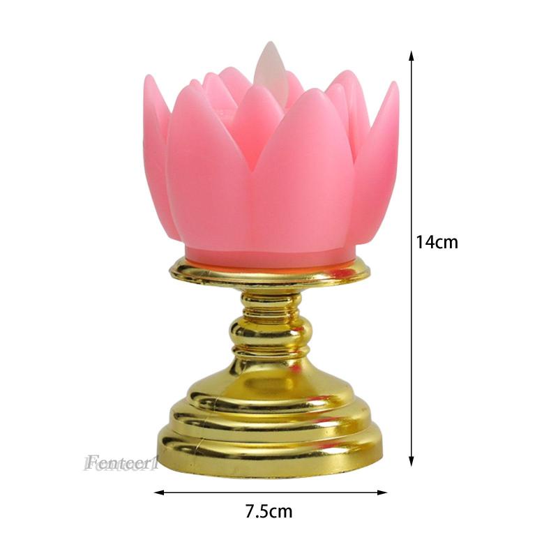 Đèn LED Hình Hoa Sen Phong Cách Phật Giáo Trang Trí Tủ Trưng Bày