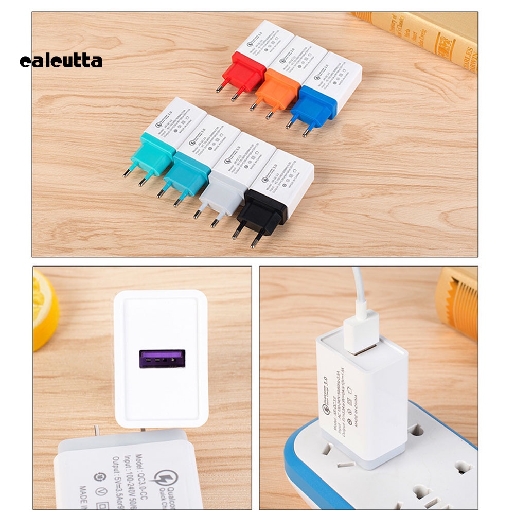 Củ Sạc Nhanh QC30 Cổng USB Cho Điện Thoại Android iPhone Laptop