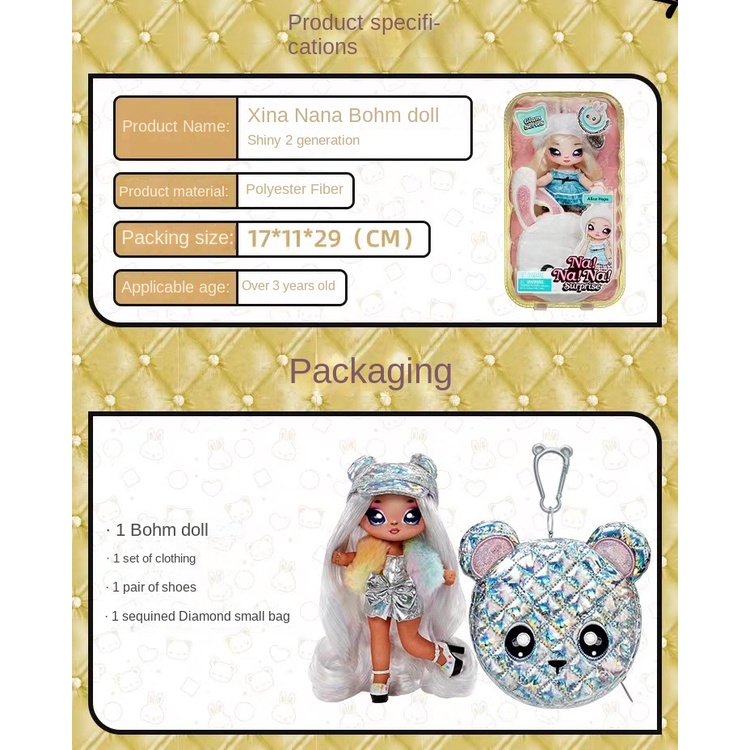 Bộ Đồ Ngủ Cotton Thời Trang Cho Búp Bê Nanana