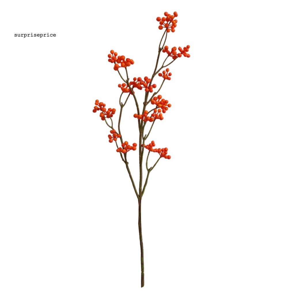 1 Nhánh Quả Mọng Nhân Tạo Bằng Nhựa Không Phai Dùng Trang Trí Tiệc DIY