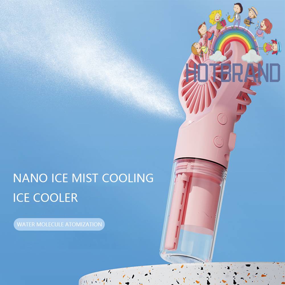 Quạt Phun Sương Làm Mát Để Bàn 4 Tốc Độ Nhỏ Gọn Dành Cho Gia Đình / Văn Phòng / Dorm