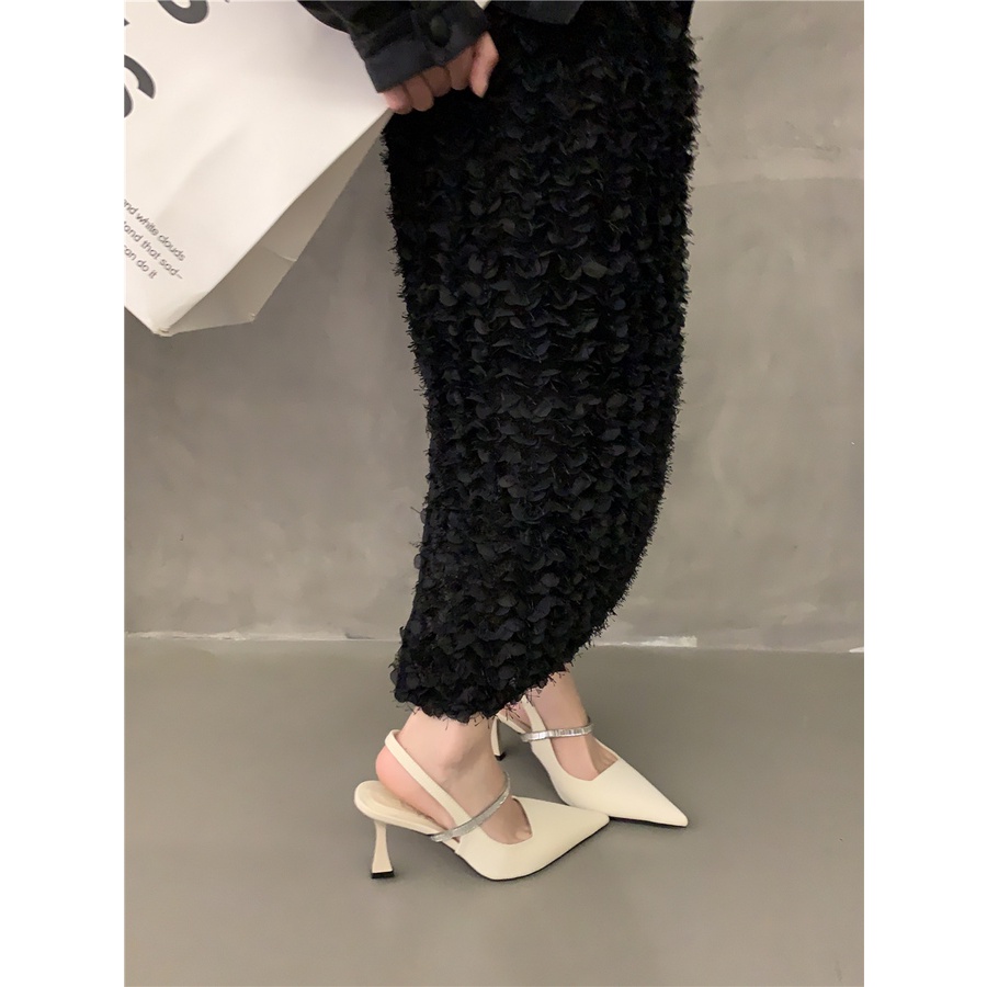 Sandal Cao Gót Mũi Nhọn Thiết Kế Mới Thời Trang Dành Cho Nữ