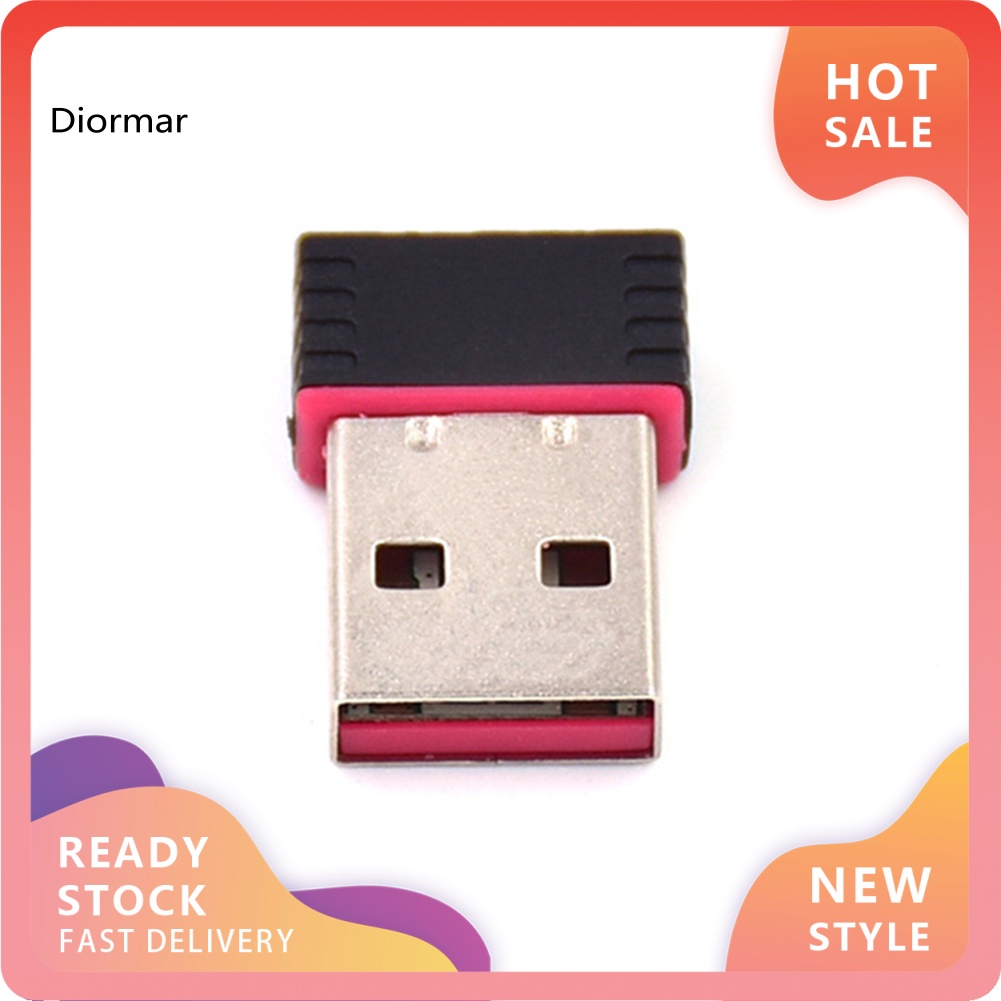 Thẻ Mạng Không Dây Mini 150M WiFi USB 20 Cho PC / Laptop