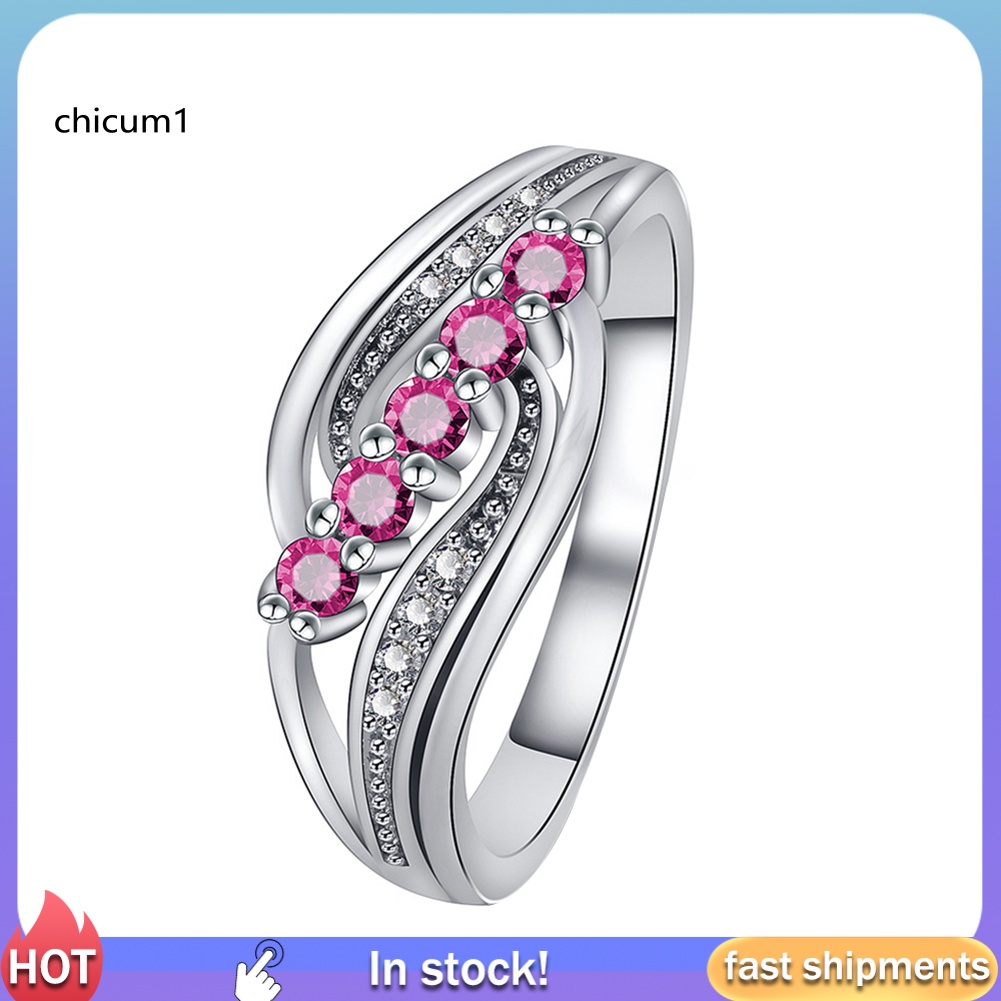 Set 5 Nhẫn Cưới Thiết Kế Thanh Lịch Cho Nữ