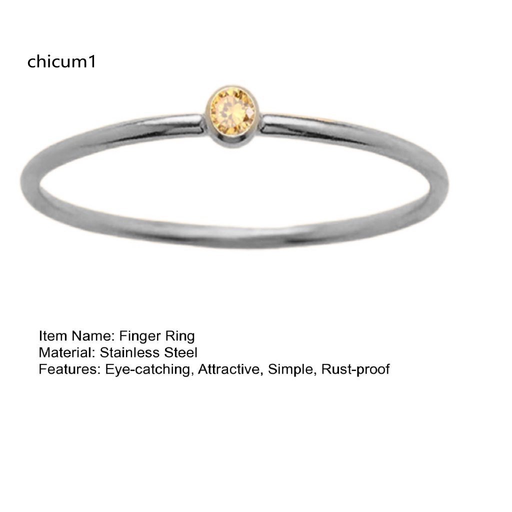 Nhẫn Cưới Không Gây Kích Ứng Ánh Sáng / Không Gây Kích Ứng Chất Liệu Thép Không Gỉ Cho Nữ