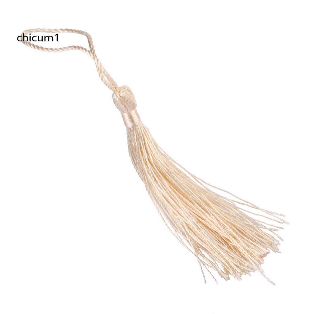 Dây Tua Rua Bằng Polyester Nhiều Màu Tùy Chọn Độ Bền Cao Kèm Vòng Treo Sách Tiện Dụng