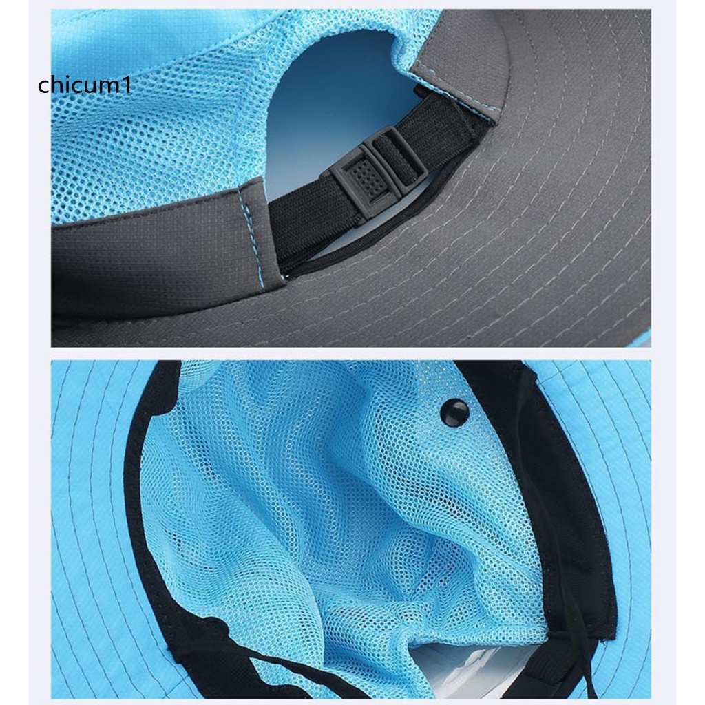 Mũ Bucket Màu Sắc Tương Phản Chống Nắng Có Thể Gập Lại Dành Cho Nam Và Nữ