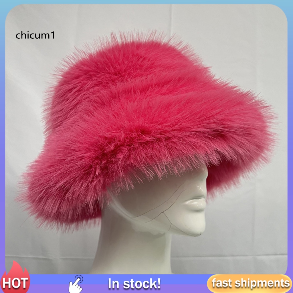 Mũ Tai Bèo Phủ Lông Dày Dặn Mềm Mại Giữ Ấm Thiết Kế Sáng Tạo Cho Nữ