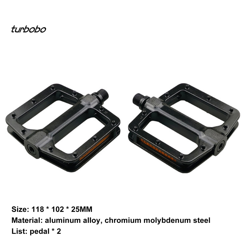 1 Cặp Pê Đan Trái / Phải Bằng Hợp Kim Nhôm Phản Quang Chống Trượt Cho Xe Đạp