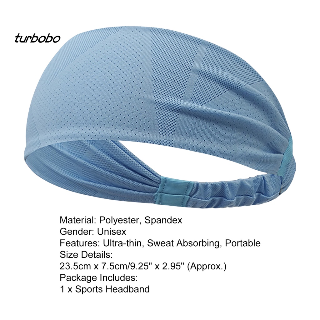 Băng Đô Thể Thao Siêu Mỏng Thấm Hút Mồ Hôi Thời Trang Cho Nam Và Nữ