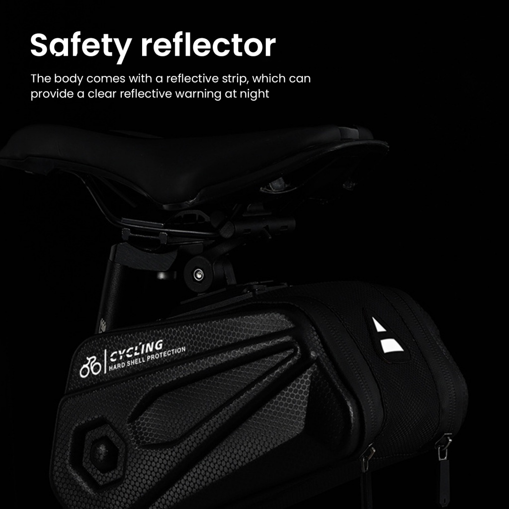 Túi Xe Đạp Leo Núi Bằng EVA Cứng Chống Nước Sức Chứa Lớn 26L Phản Quang Dễ Lắp Đặt