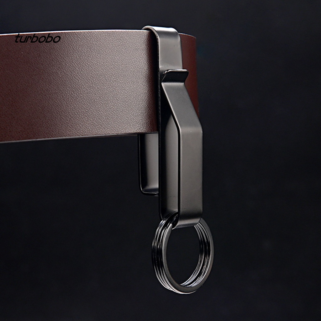 Móc Khóa Đeo Thắt Lưng Bằng Thép Không Gỉ Chịu Tải Nặng Chống Thất Lạc Thông Dụng