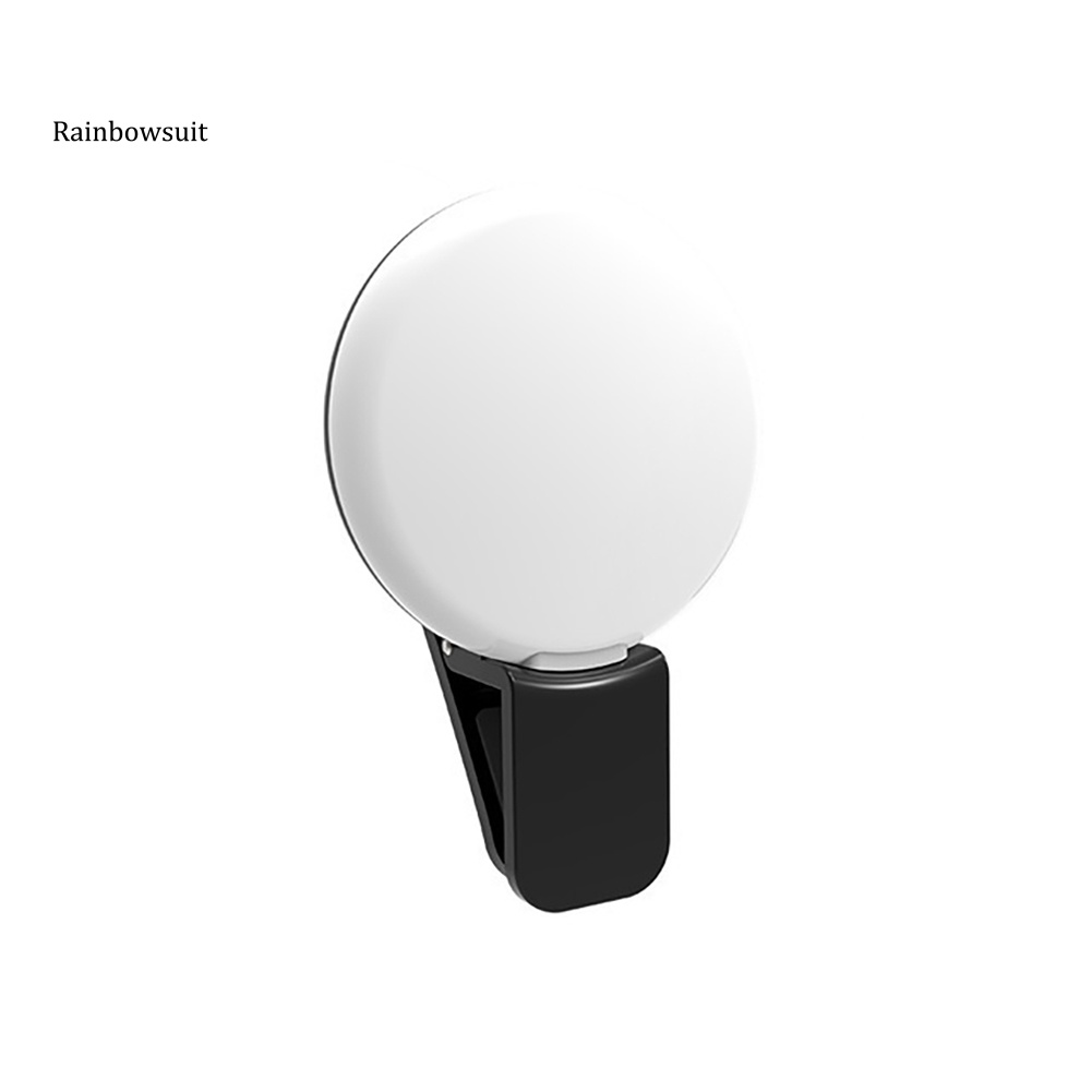 Đèn LED Tròn Kẹp Điện Thoại Hỗ Trợ Chụp Ảnh Selfie