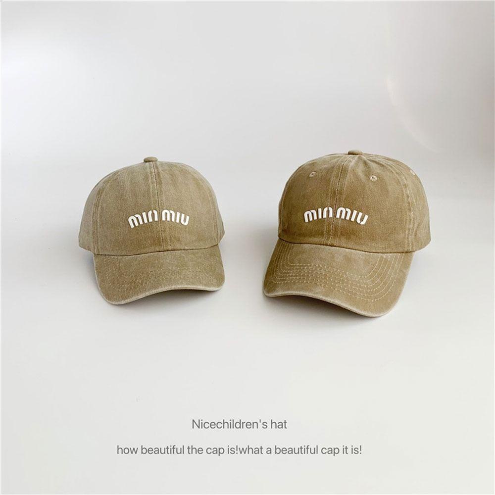 BSUNS Mũ Lưỡi Trai Denim Chống Nắng Thêu Chữ Phong Cách Hip Hop Thời Trang Mùa Hè Cho Nam Và Nữ