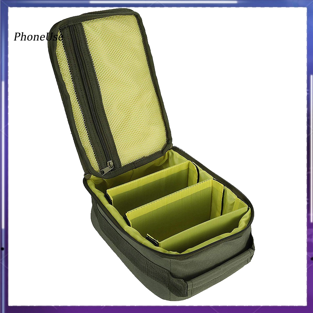 Túi Da PU Đựng Cuộn Dây Câu Cá Tiện Lợi