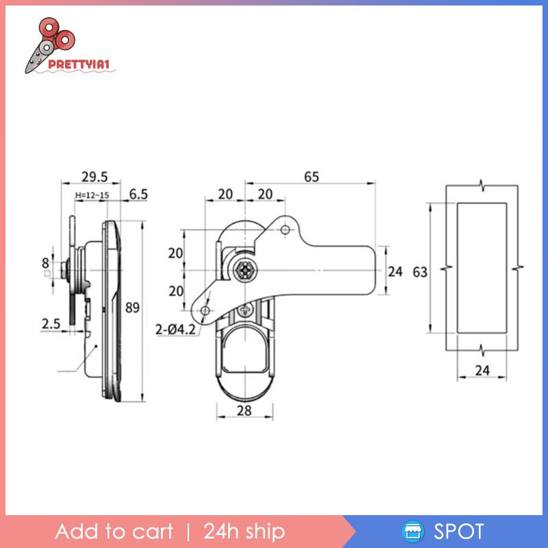 Bộ Ổ Khóa Dạng Nén Chuyên Dụng Cho Tủ Đồ / Ngăn Kéo RV