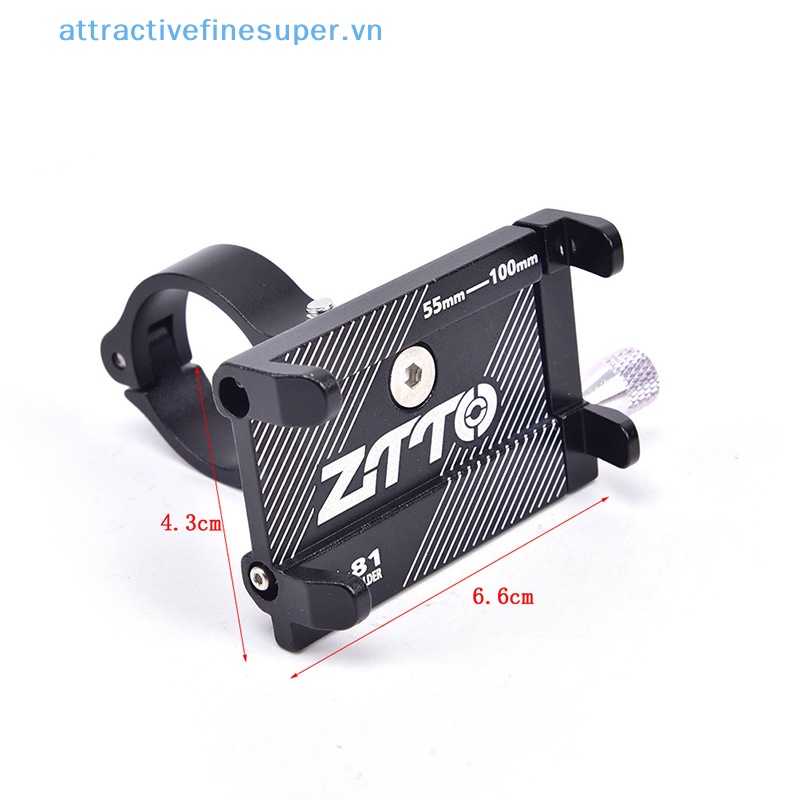 1 Giá Đỡ Điện Thoại Gắn Tay Lái Xe Đạp Chất Liệu Hợp Kim Nhôm