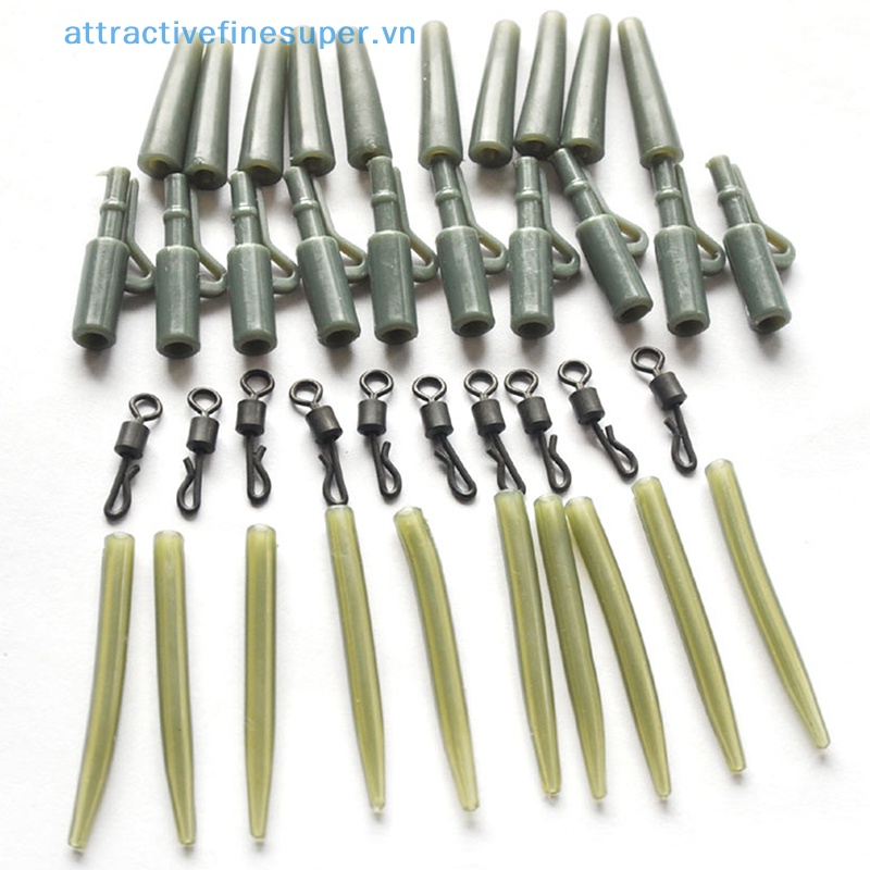 Set 40 Phụ Kiện Câu Cá Bằng Cao Su Chống Rối Thay Đổi Nhanh Tiện Lợi