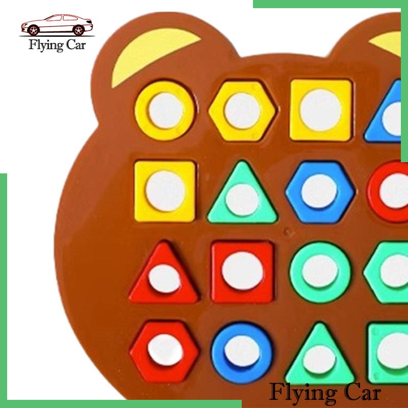 Bộ Đồ Chơi Ghép Hình Học Giải Đố Thú Vị Cho Bé