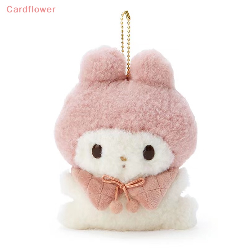&lt; Cardflower &gt; Búp Bê Hoạt Hình Cinnamonroll Melody Nhồi Bông Xẻ Tà Đáng Yêu Có Móc Khóa Trẻ Em Mới