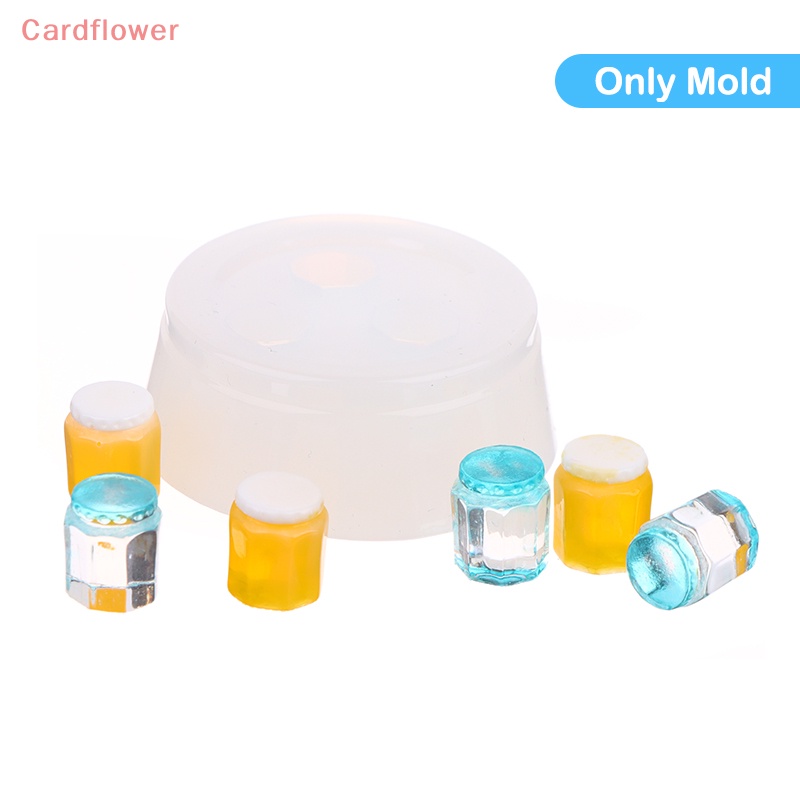&lt; Cardflower &gt; Khuôn Mini 1: 12 Mẫu Mới (Có Khuôn Silicon) Đồ Uống Mật Ong Trang Trí Nhà Búp Bê