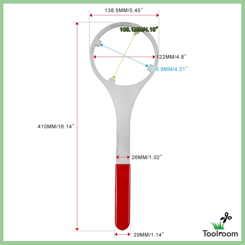 Cờ Lê Đường Kính Trong 4.8 inch Bằng Kim Loại Chuyên Dụng Cho Bộ Lọc Nước