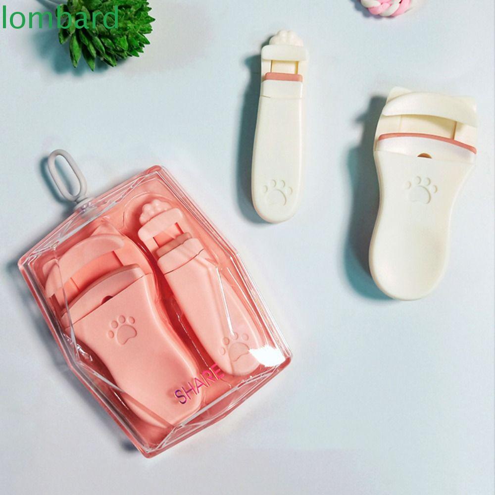 LOMBARD Set 2 Dụng Cụ Uốn Cong Lông Mi Lâu Trôi Trang Điểm Cho Nữ