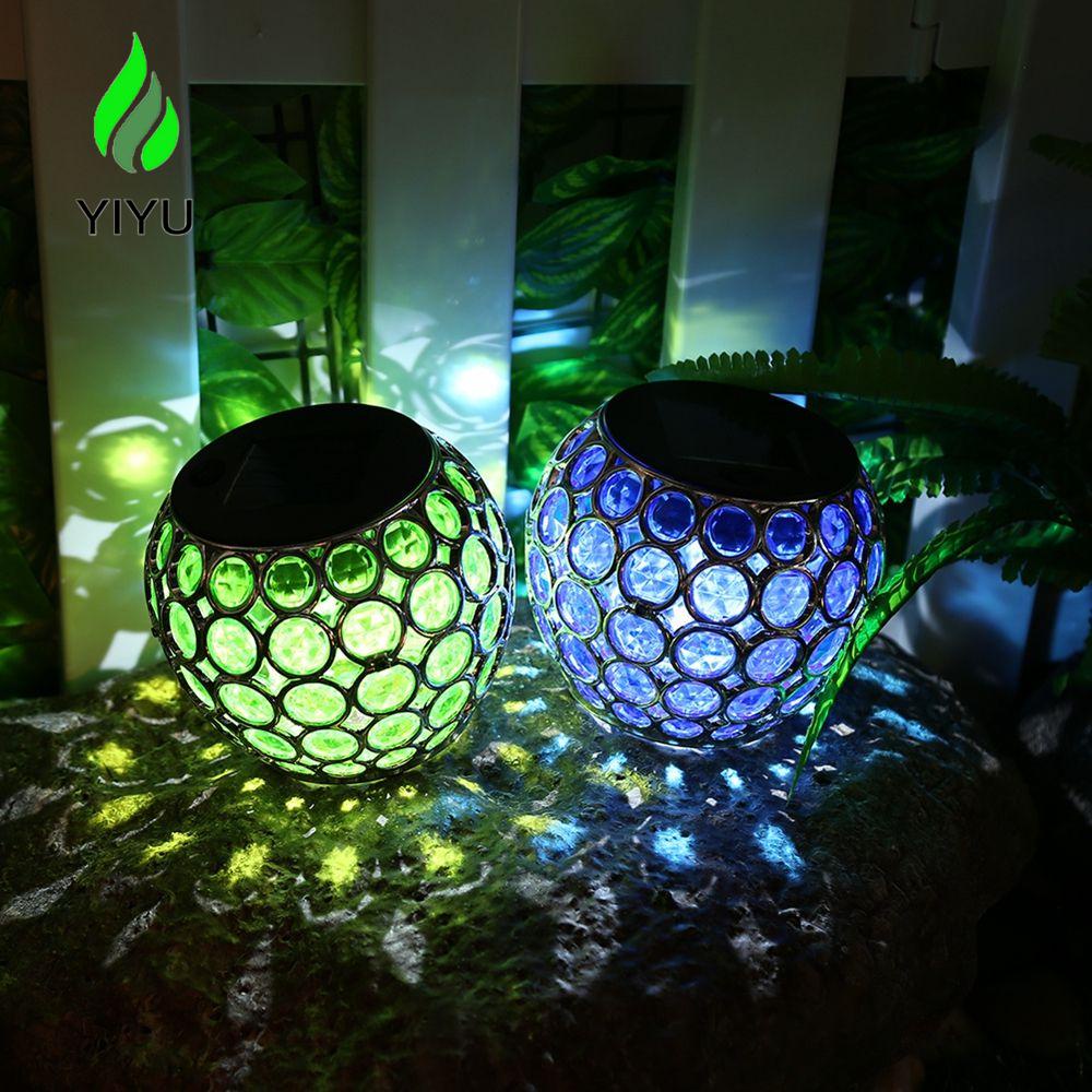 YIYU Đèn LED Trang Trí Sân Vườn Hình Con Công Độc Đáo