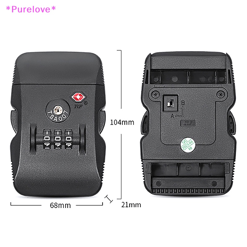 Ổ Khóa Mật Khẩu 3 Chữ Số An Toàn Cho Vali Hành Lý Mới