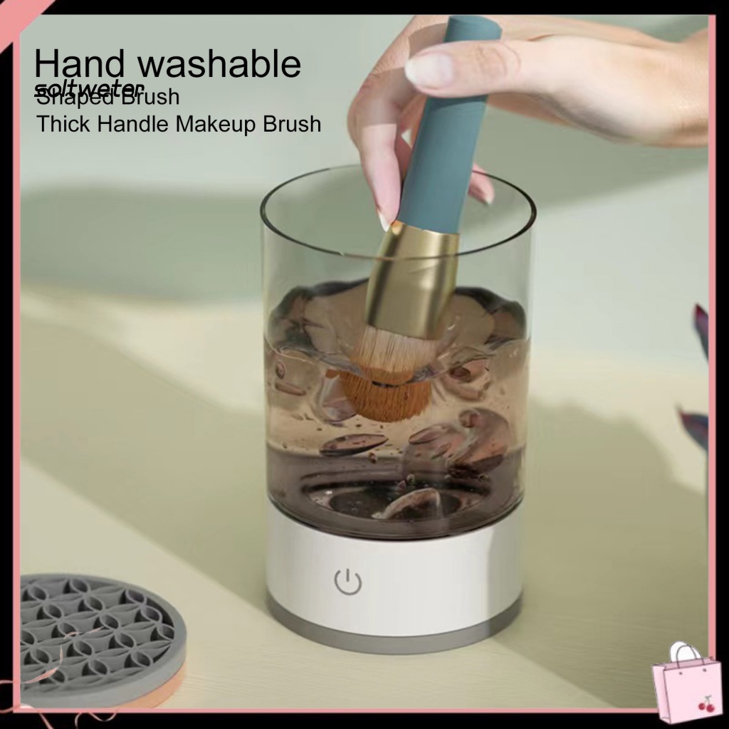 Máy Vệ Sinh Cọ Trang Điểm Hai Chế Độ Rung 7000 RPM 8W 15A Bằng ABS Tiện Dụng