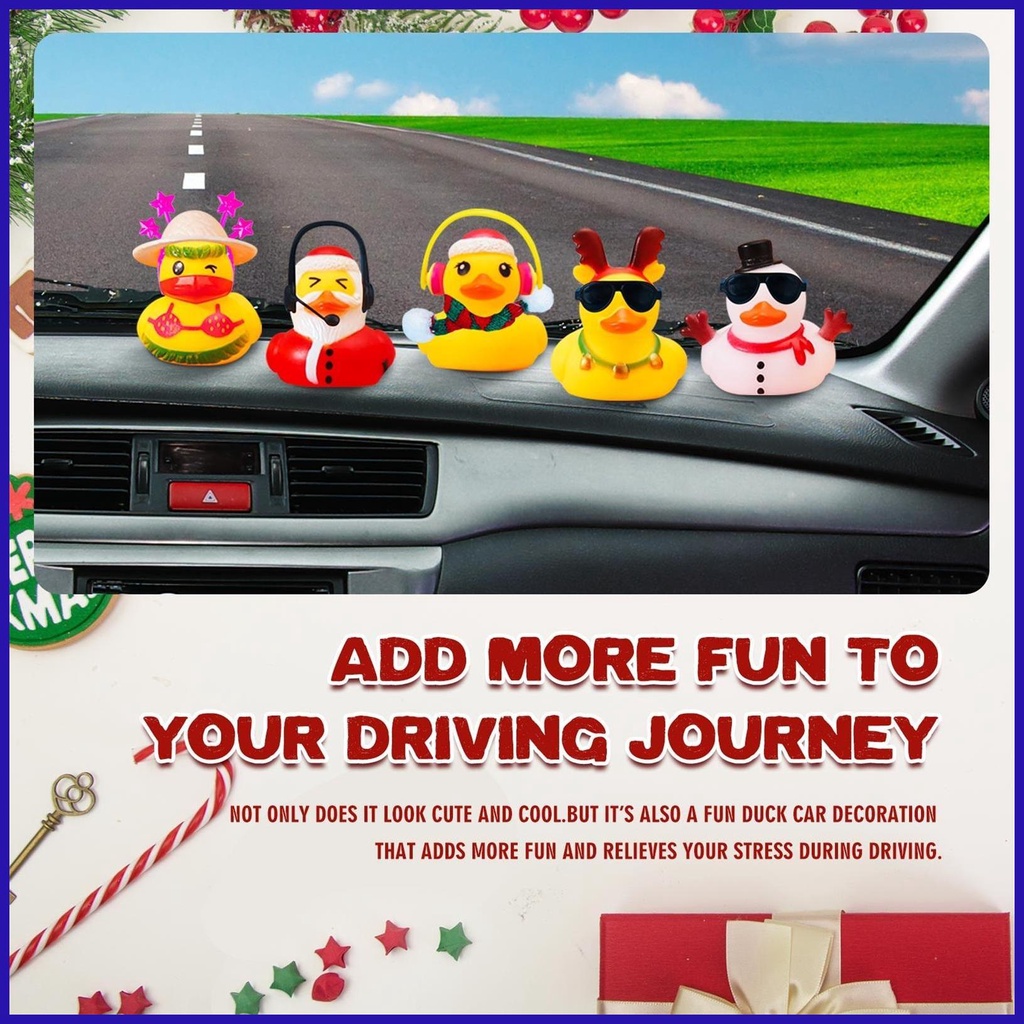 Vịt Cao Su Trang Trí Bảng Điều Khiển Xe Hơi