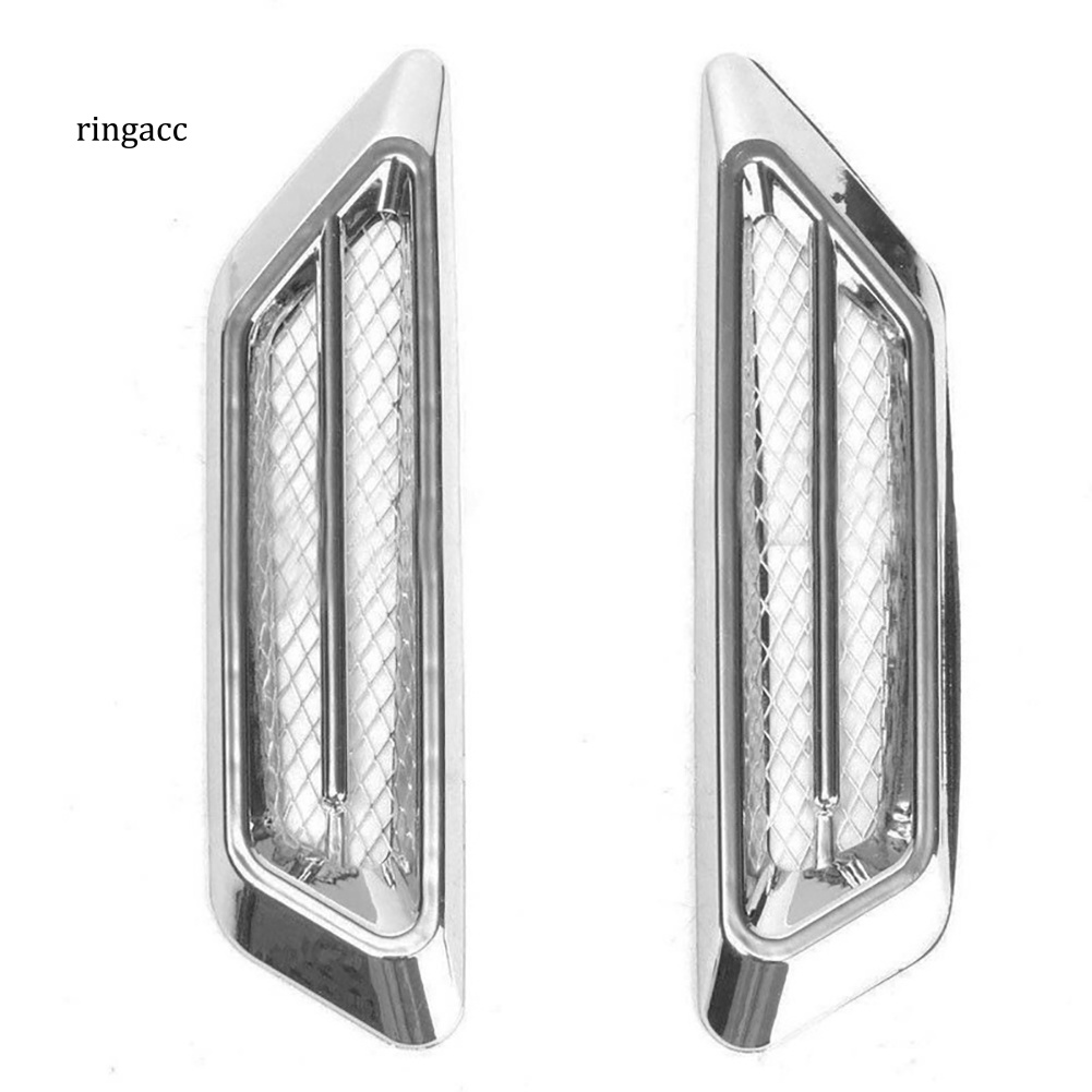 FENDER Bộ 2 Miếng Dán Trang Trí Lỗ Thông Gió Xe Hơi